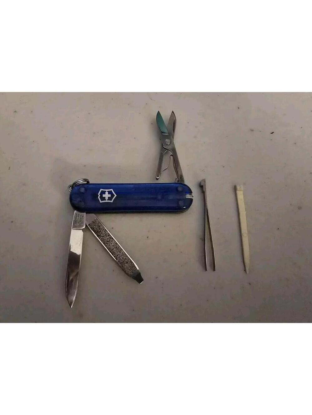 Victorinox  Swiss Army Knife Multi Tool Blue Translucent